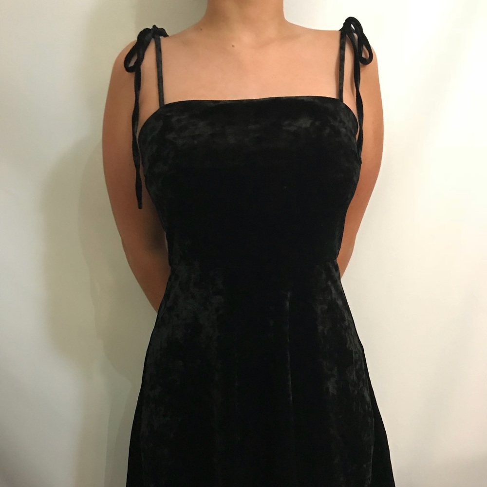 Black Velvet Dress